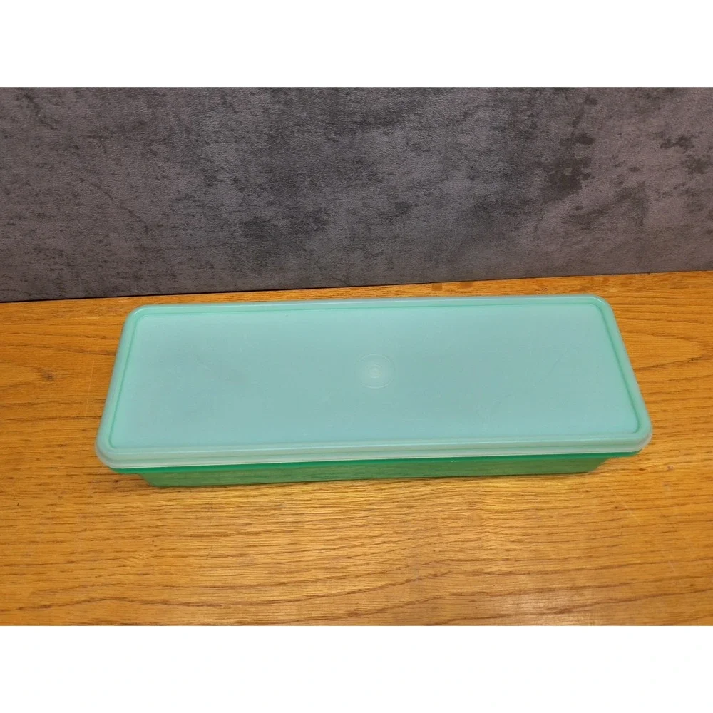 Vintage Tupperware‎ Jadeite Green Celery Veggie Keeper Crisper 892-2 Lid 893-1